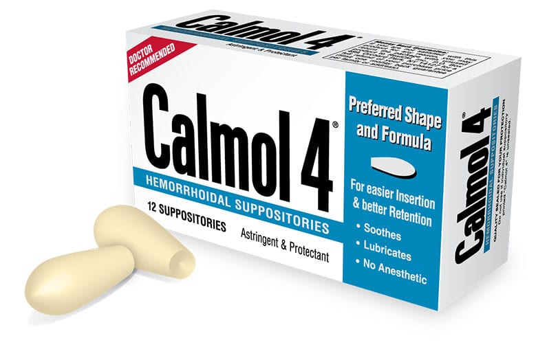 Calmol 4 box and suppositories